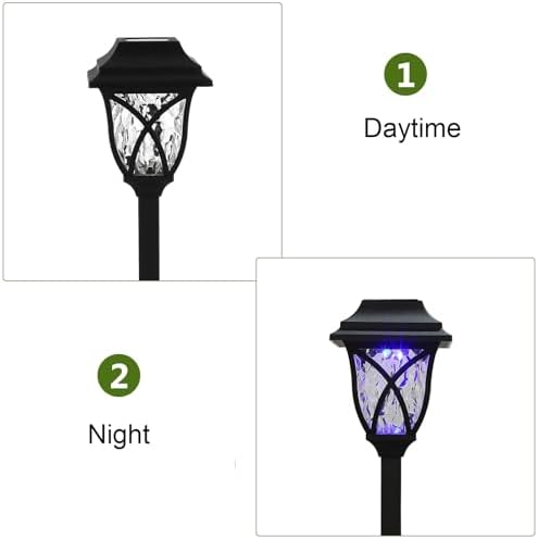 Toddmomy Antique Style Solar Lawn Light 0.5w 4 Pack Waterproof Yard - Image 6