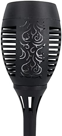 AB Tools LED Flickering Flame Garden Solar Light Torch Waterproof Durable Outdoor 2pc - Image 3