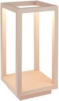 BRILONER - LED Table Lamp Wireless IP44 with Touch, Dimmable, CCT, Battery & Light Source Interchangeable, LED Lantern, Table Lamp, Battery Lamp, Patio, Outdoor Lamp, 10 x 10 x 22 cm, Beige by Briloner