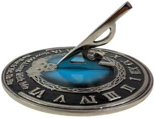 Tuezy Engraved Garden Sundial with Grow Old with Me Romantic Quote - Image 4