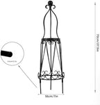 29.5" Obelisk Trellis for Indoor/Outdoor Potted Plants Support - Image 2