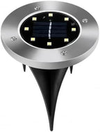 Ground Lights, 8/20LED Solar Disk Light Outdoor Garden Underground(8LED-White) by Unknown