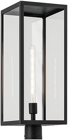 Kichler Branner Outdoor Post Light, Textured Black - Image 3