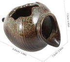 Ceramic Open Bottom Fountain Jar with Built in Filtration for Garden Ponds - Image 2