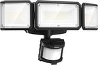 LEPOWER 1500LM Battery Powered Outdoor LED Flood Light with Motion Sensor by LEPOWER