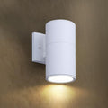 ASD 1 Light Cylinder Outdoor Sconce Lights, White 60W E26 ETL by ASDLightingCorporation