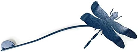 Bugs, Bees and Butterfly Garden Yard Stake Sign 20 to 33 Inches Tall (Dragonfly Stake 20" Tall, Hammered Dark Blue) - Image 2