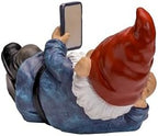 Relaxing Garden Gnome Figurine, Whimsical Outdoor & Indoor Decor Statue for Patio Lawn Yard Decor, 6.1'' Tall - Image 4