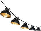 Novelty Lights 11 Feet 10 LED G40 Outdoor Bell Lampshade String Lights - Image 3
