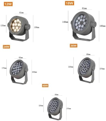 Beam Spotlight, IP66 Waterproof Rotating Landscape Led Beam Lamp, Outdoor Led Projection Lighting Tree SpotLights - Image 2