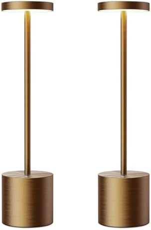 LED Cordless Table Lamp Rechargeable,Battery Powered Outdoor Lights by SAKRINGT