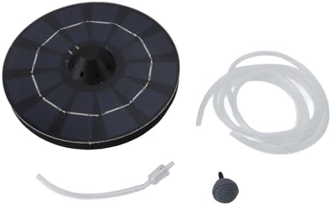 Solar Pond Aerator, 2.5W Floating Solar Aquarium Air Pump Pool Aerator, Pond Aerator Bubble Oxygenator with Air Hose and Bubble Stone for Outdoor Fish Pond Stock - Image 7