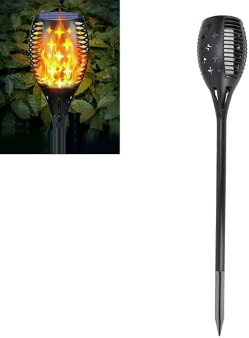 Solar Torch Light, 96 LEDs, 38lm, IP65, Flickering Flame - Image 5
