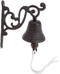 Metal Bird Wall Hanging Doorbell Vintage Garden Decor Welcome Sign by Unknown