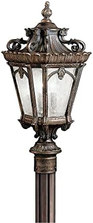 Kichler Tournai Outdoor Post Light, Textured Black - Image 3