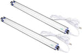 2 Pack LSF8241 T5 2Ft 24W Linkable Single Strip Grow Lights w 2" Wide Mirror Reflector and 6500K and 2500 Lumens, Great for Seeding and VegGrow! by Unknown