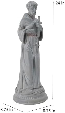 Newman House Studio St-Francis Garden-Statue-Outdoor - 24 in Garden Décor - Image 6