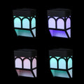Retro Solar Wall Lights 0.5W IP65 Waterproof for Gardens Black by Unknown