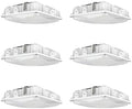 Konlite 63W/45W/30W LED Canopy Light - Selectable - 5000K/4000K - 9,360LM - Dimmable - 120-277V - 250W Equal, Residential & Commercial Indoor & Outdoor Light Fixture, UL, White - 6 Pack by Konlite