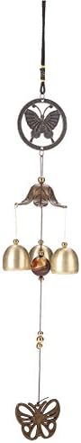 Wind Chime Aeolian bells Outdoor Living Wind Chimes Garden Tubes Bells Copper 3 Bells Living Yard Door Window Hanging Wind Chimes Home Decor Wind Chimes for Outside Memorial Wind Chimes ( Color : 01 ) - Image 4