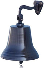 Hampton Nautical Bl-2019-11-BZ Bronze Hanging Ship's Bell 15" - Nautical Bell - Nautical Decoration by Handcrafted+Model+Ships