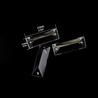 Chandelier Crystal Prisms Pendants 22X63mm 22x76mm Clear Crystal Chandelier Pendants Drops Optical Glass Prism Chandelier Crystal Prisms Pendants (Color : One Hole, Size : 22x63mm 30pcs) - Image 3
