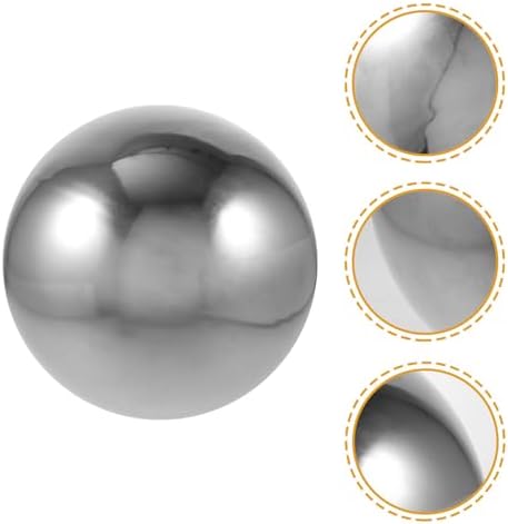 Outdoor Stainless Steel Gazing Ball Sphere Decorative Reflective Mirror Ball for Garden Photography with Polished Smooth Surface and Modern Unique Metal Design - Image 7