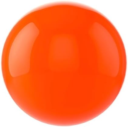 Gazing Globe Decor Ball, Hollow Gazing Ball, Seamless Stainless Steel Polished Reflective Smooth Mirror Garden Sphere Globe, Props of Photography, Garden Home Decor (Orange, Dia: 12 inch/30cm) by KOIUGAYK