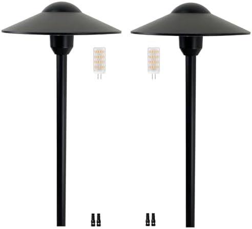 Low Voltage Pathway Lights Landscape Lighting,Replaceable G4 LED by Muguski