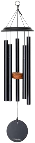 Shenandoah Melodies by Wind River – 26 inch Black Wind Chime for Patio, Backyard, Garden, and Outdoor décor (Aluminum Chime) Made in the USA by ShenandoahMelodies