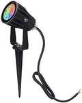 LGIDTECH FUTC04 Miboxer 6W RGB+CCT Outdoor LED Landscape Garden Spotlight AC100-240V 16 Million Colors Changing,Color Temperature Adjustable,Memory Function.Smartphone Can't Control Directly by LGIDTECH