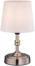 O’Bright Seraph mini – Cordless LED Table Lamp with Dimmer, Built-in Rechargeable Battery, 3-Level Brightness, Patio Table Lamp, Bedside Night Lamp, Ambient Light for Restaurant, Brushed Nickel by OBright