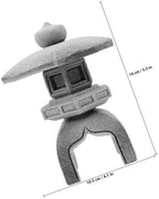 Miniature Pagoda Model Sandstone Outdoor Ornament for Planters Xmas - Image 2