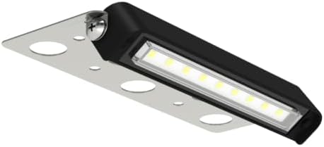 5CCT Hardscape Edge Light, 4.5W Integrated LED 12V AC/DC, 250 Lumens, 180° Adjustable IP65 Outdoor Step Retaining Wall Deck Light, Black - Image 2