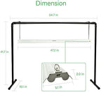 4 feet 40W LED Grow Light Stand Rack for Seedling,Growing Light for Indoor Plant,Natural White Light Full Spectrum LED Grow Light,Height Ajustable, Iron Pipe Frame, with Timer Outlet - Image 2