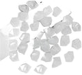Glow in The Dark Pebbles 400 Pcs Glow in The Dark Garden Pebbles for Sidewalk Terrace Lawn Patio Fish Tank Aquarium Decoration Stone(White) by Unknown