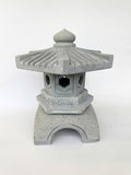 15.7-inch Green Sandstone Pagoda Lantern Garden Statue,Indoor/Outdoor Zen Asian Decor for Landscape Balcony, Garden, Patio, Porch Yard Art Ornament (Style 3) by NATURALMARBLE