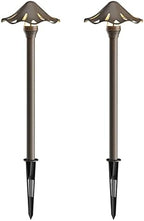 GOODSMANN Landscape Lighting Low Voltage Pathway Lights 2PK Landscape Path Lights 3W LED 180 Lumen Outdoor Walkway Lights Pathway Lights Wired 3000K Warm White with Cable Connectors by GOODSMANN