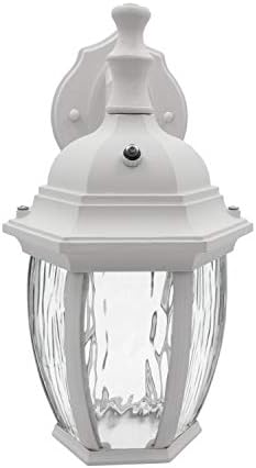 Maxxima LED White Outdoor Wall Light, 580 Lumens 3000K, Dusk to Dawn Sensor - Image 2