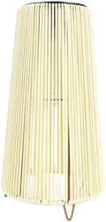 FTVOGUE Decorative Solar Lantern with Rattan Design (Trapezoid White) by FTVOGUE