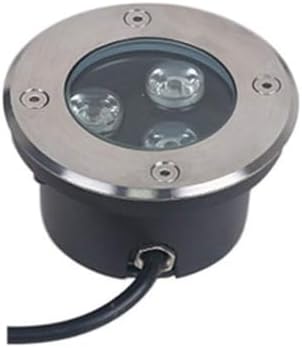 3W Underground Light LED, LED Ultra-Thin Underground Light, Ground Light Spotlight Outdoor Waterproof Embedded Low Voltage Garden Floor Light Landscape Square Patio(Yellow,3W-12V) by Unknown