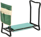 Garden Kneeler Seat Stool with Integrated Kneeling Pad and Tool Pouch for Outdoor Planting & Weeding by Unknown