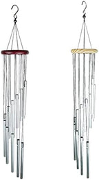 Wind Chime Aeolian bells 12 Tubes Wind Chimes Metal Wind Bells Classic Handmade Ornament Garden Patio Outdoor Wall Hanging Home Decor Wind Chimes for Outside Memorial Wind Chimes ( Color : Mahogany ) - Image 6