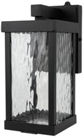 Dusk to Dawn,Outdoor Wall Lantern, Closed Bottom Matte Black, 11.5",1-Pack by Unknown