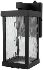 Dusk to Dawn,Outdoor Wall Lantern, Closed Bottom Matte Black, 11.5",1-Pack by Unknown