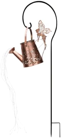 Solar LED Watering Can Light Waterproof Decorative Kettle String Lights by Unknown