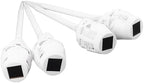 FLEXMAN 4Pcs Solar Torch Skull Light, IP65 Solar Powered Outdoor Solar Halloween Skull Lights Skull Torch Light Solar Halloween Lights for Outdoor, Yard, Patio, Pathway - Image 7