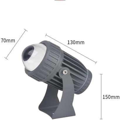 10W RGB Narrow Beam IP67 Waterproof Outdoor LED Spotlight Wall Washer - Image 3