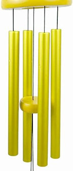24" Aluminum 4 Tubes Tuned Metal Wind Chimes for Outside Unique Deep Tone Indoor Sympathy Memorial Wind Chimes for Living Room Balcony Window Decor(Blue) - Image 5