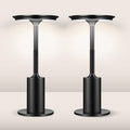 Modern Cordless Table Lamp Set of 2, Black Portable LED Desk Lamps by MKPAE
